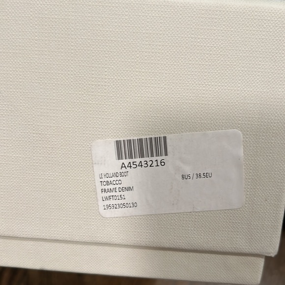 Frame Le Holland Boot tobacco size 38 1/2 - Picture 12 of 13